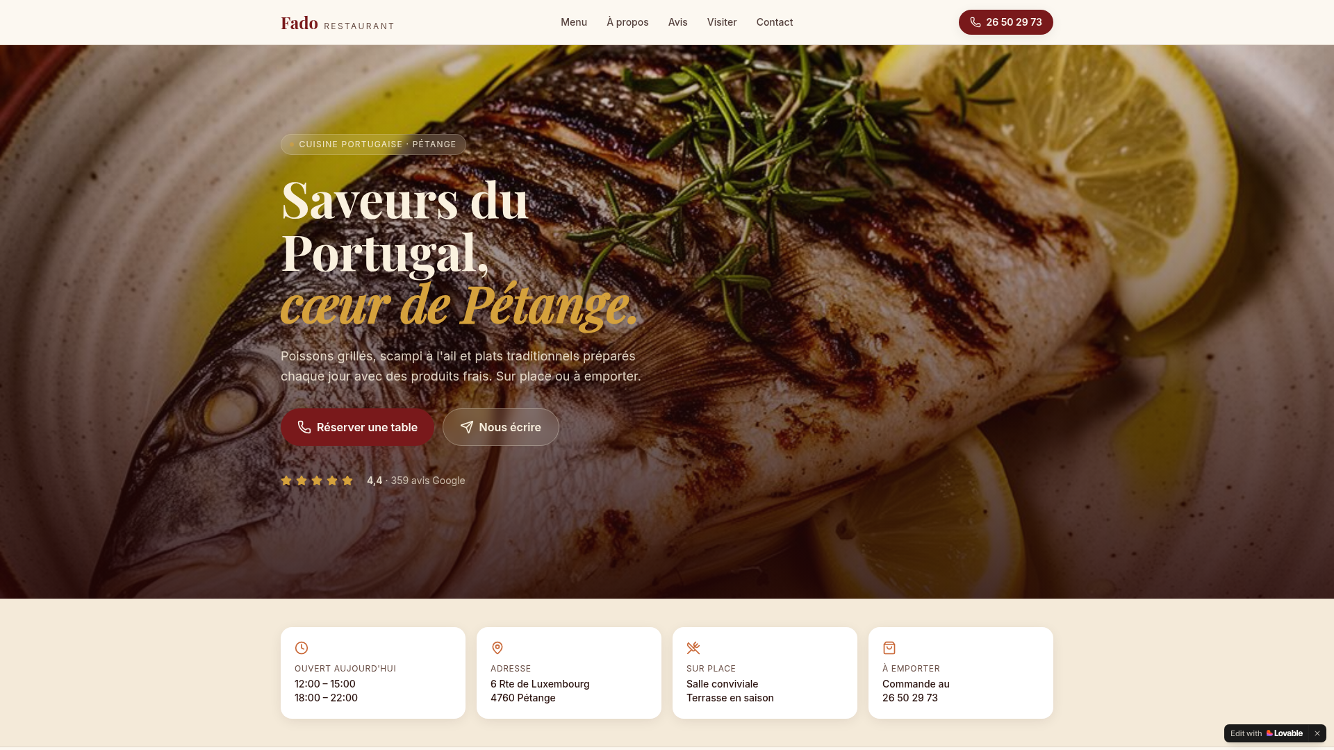 Fado Restaurant
